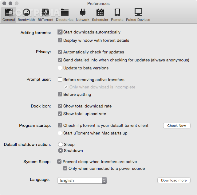 utorret mac 10.5.0 download